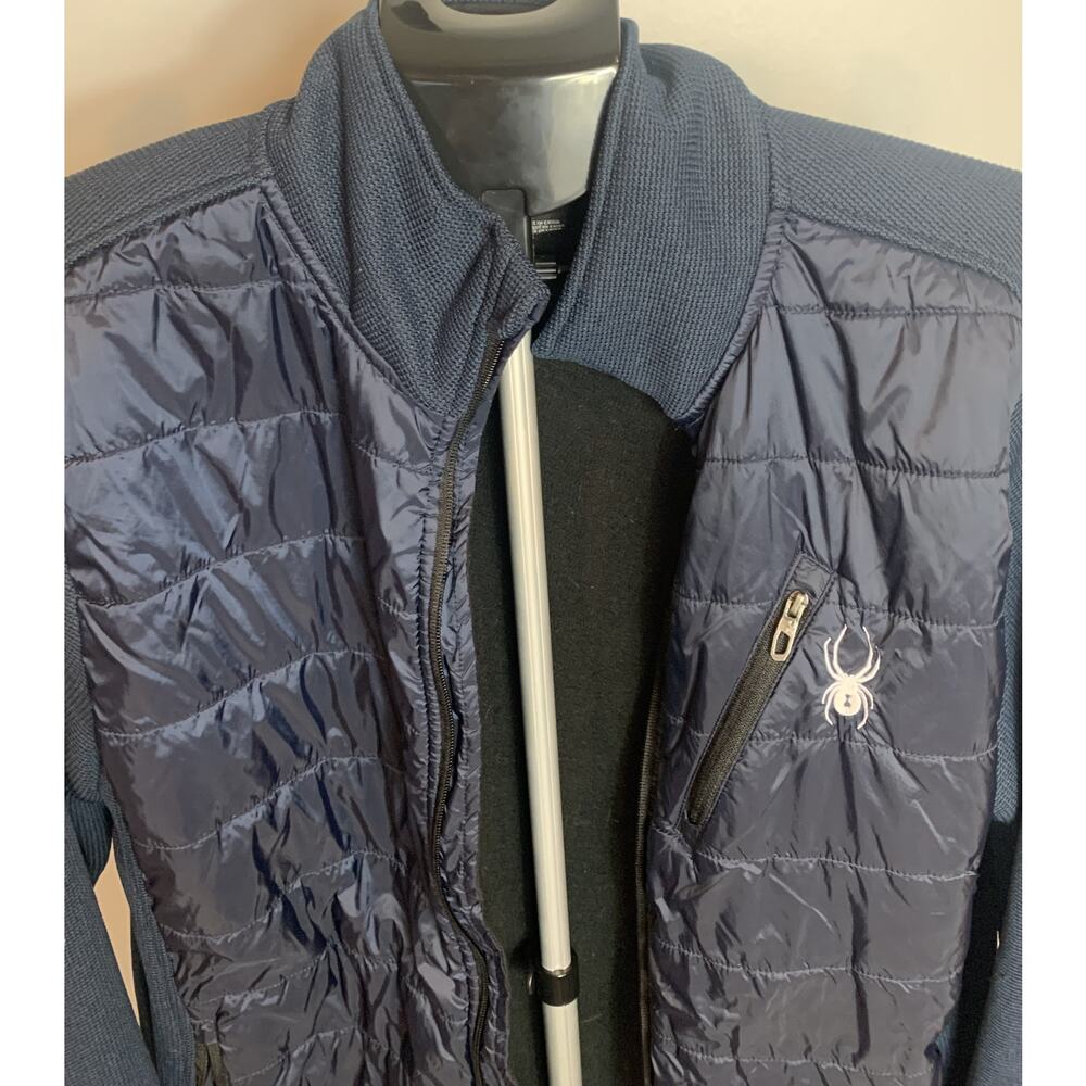 Spyder - Men's Navy Puffer Jacket Lightweight and Warm Large - Picture 6 of 12
